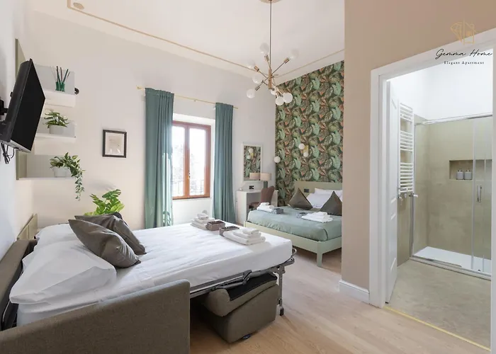 Apartment Gemma House - 100mt To Metro Station, 2 En-suite Bathrooms
